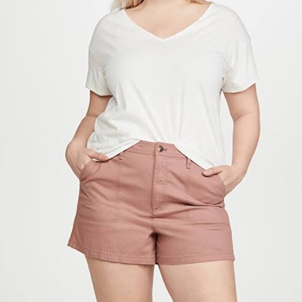Madewell Camp Shorts in Faded Rosebud